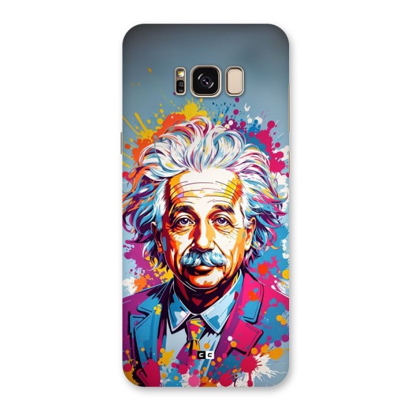 Einstein illustration Back Case for Galaxy S8 Plus