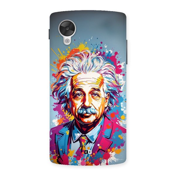 Einstein illustration Back Case for Google Nexus 5