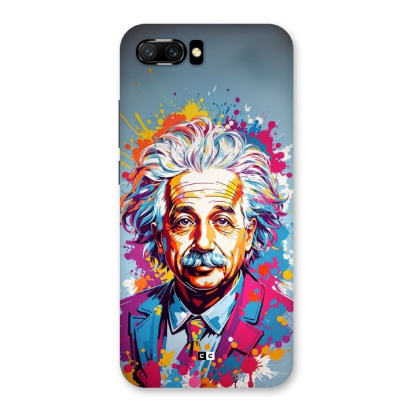 Einstein illustration Back Case for Honor 10