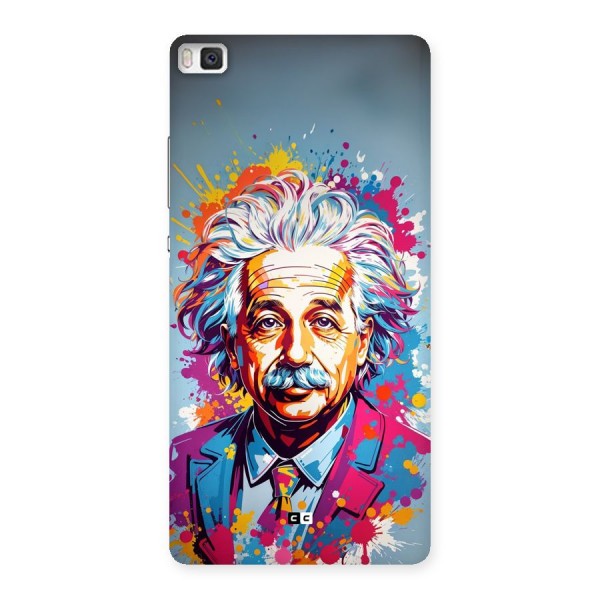 Einstein illustration Back Case for Huawei P8