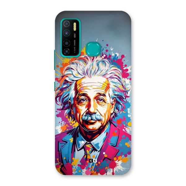 Einstein illustration Back Case for Infinix Hot 9 Pro