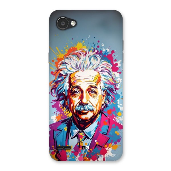 Einstein illustration Back Case for LG Q6