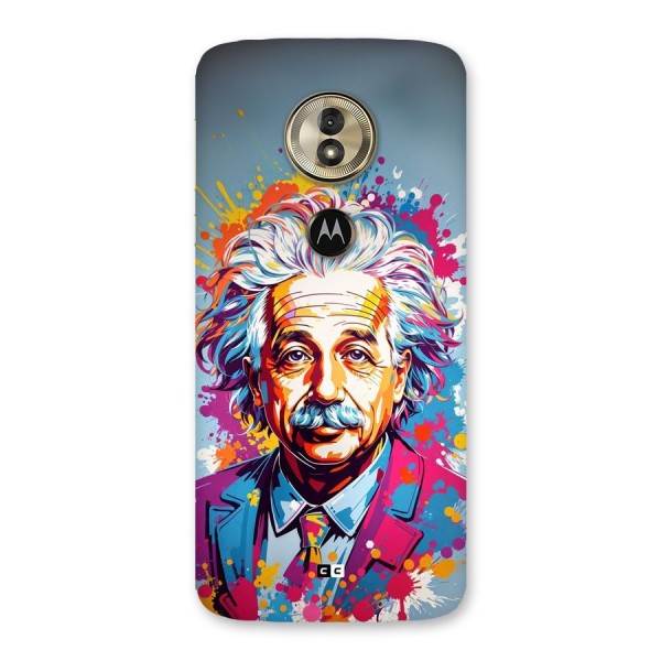 Einstein illustration Back Case for Moto G6 Play