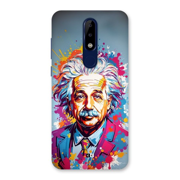 Einstein illustration Back Case for Nokia 5.1 Plus