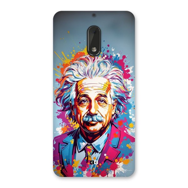 Einstein illustration Back Case for Nokia 6