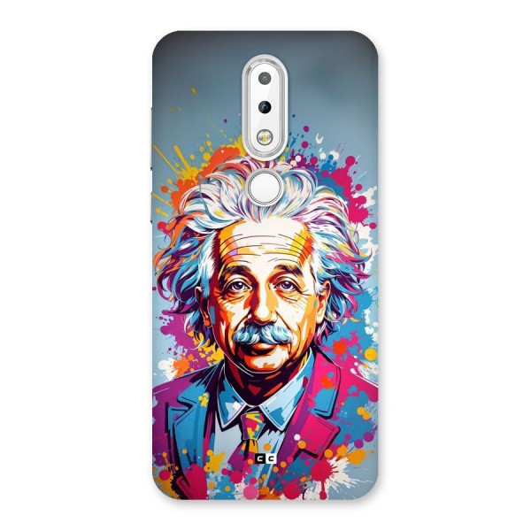 Einstein illustration Back Case for Nokia 6.1 Plus