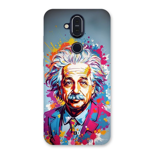 Einstein illustration Back Case for Nokia 8.1