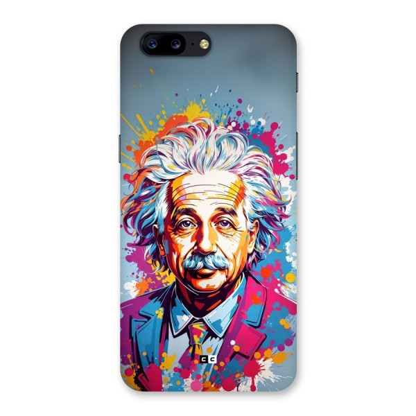 Einstein illustration Back Case for OnePlus 5