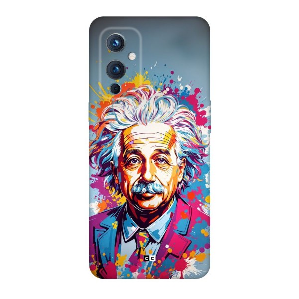 Einstein illustration Back Case for OnePlus 9