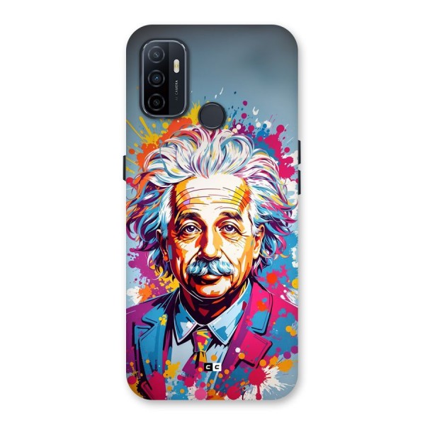 Einstein illustration Back Case for Oppo A32