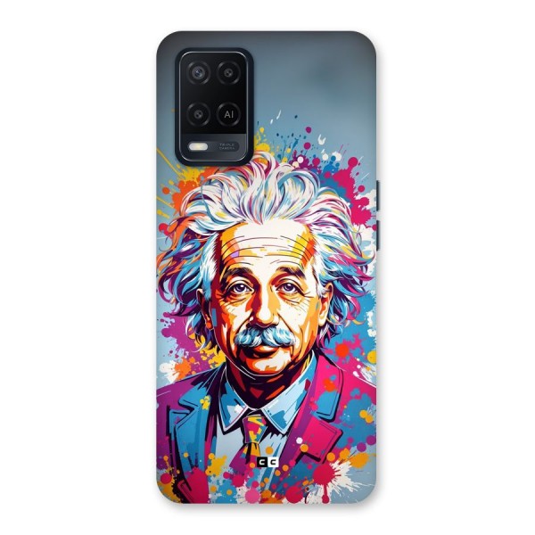 Einstein illustration Back Case for Oppo A54