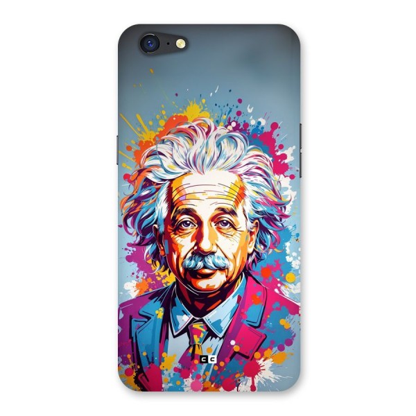 Einstein illustration Back Case for Oppo A71