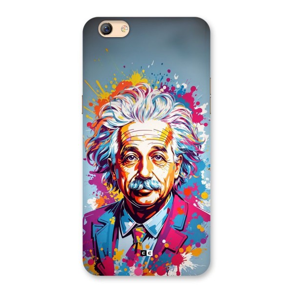 Einstein illustration Back Case for Oppo F3 Plus