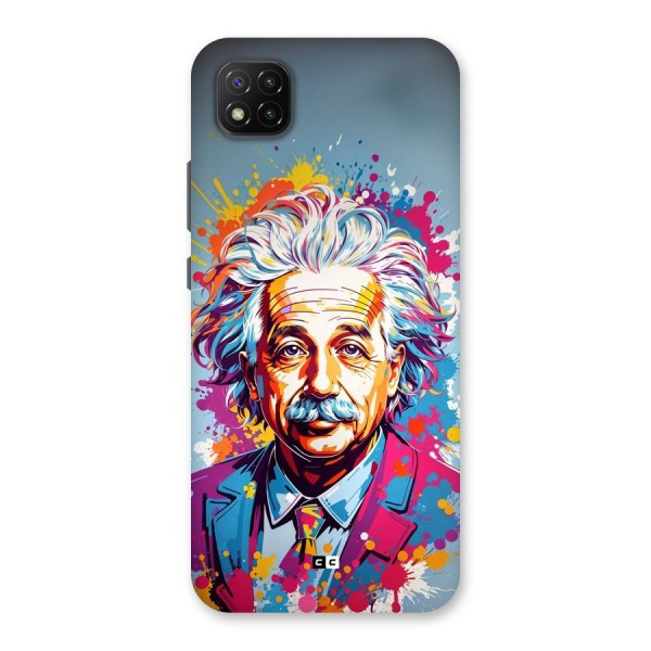 Einstein illustration Back Case for Poco C3