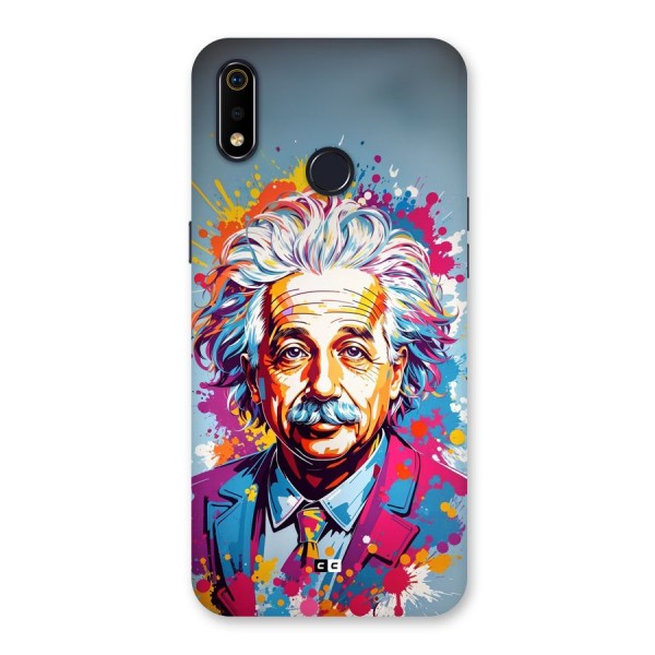 Einstein illustration Back Case for Realme 3i