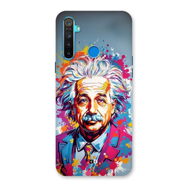 Einstein illustration Back Case for Realme 5