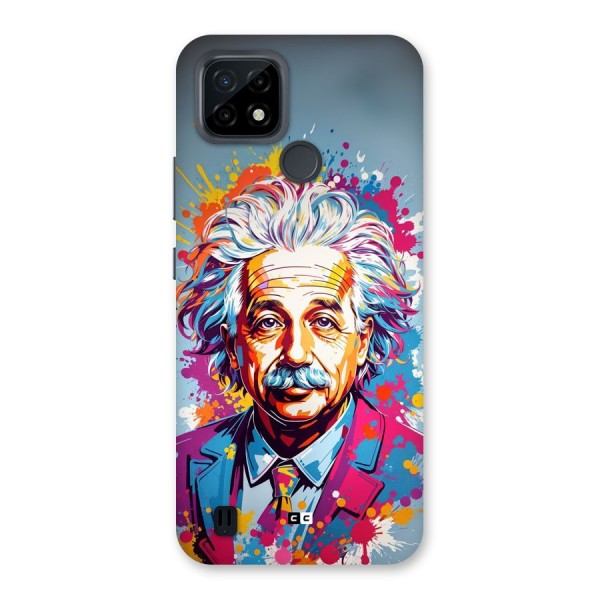 Einstein illustration Back Case for Realme C21