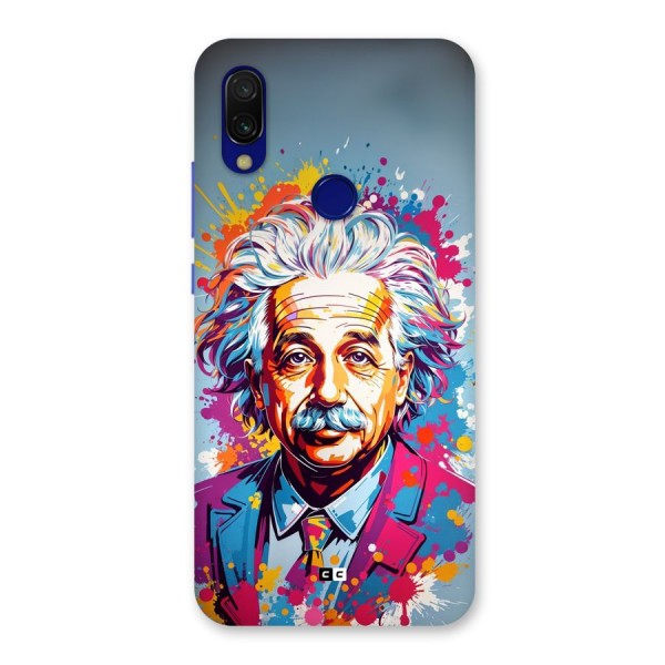 Einstein illustration Back Case for Redmi 7