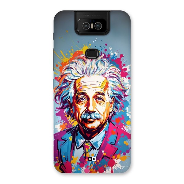 Einstein illustration Back Case for Zenfone 6z