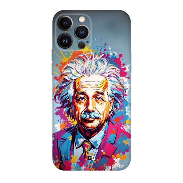 Einstein illustration Back Case for iPhone 13 Pro Max