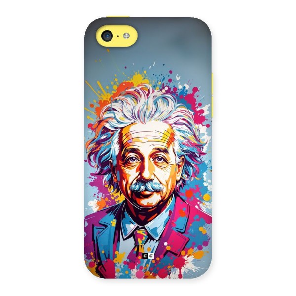 Einstein illustration Back Case for iPhone 5C