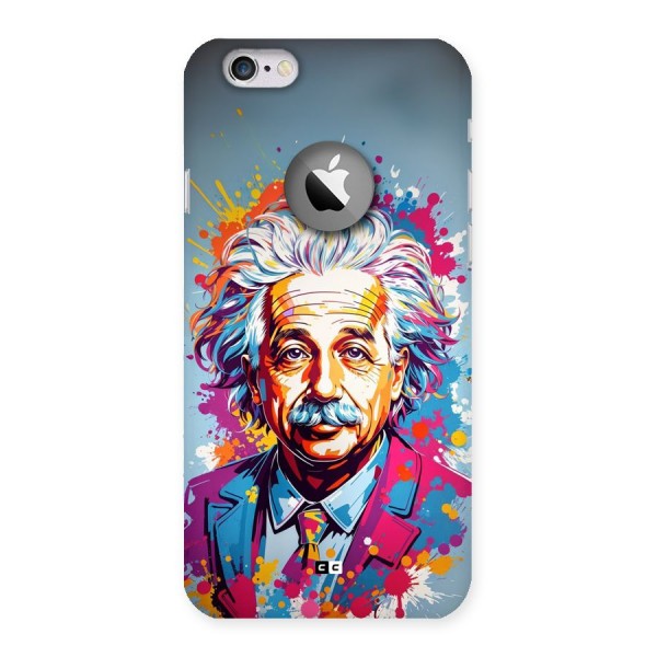 Einstein illustration Back Case for iPhone 6 Logo Cut