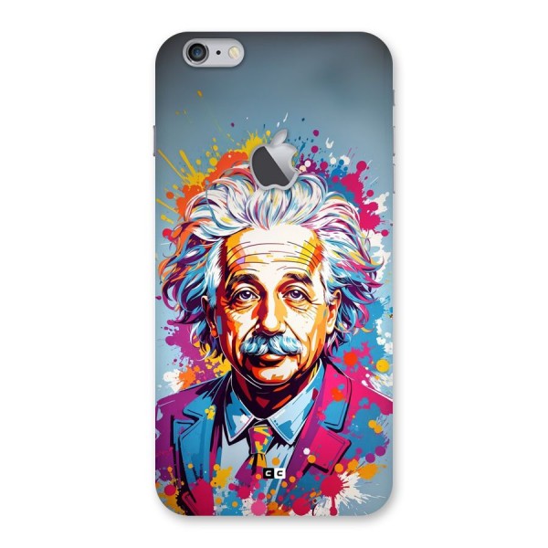 Einstein illustration Back Case for iPhone 6 Plus 6S Plus Logo Cut