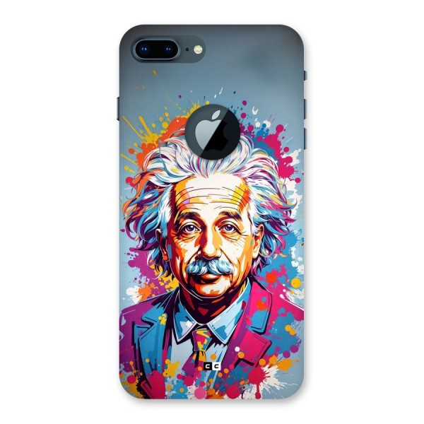 Einstein illustration Back Case for iPhone 7 Plus Logo Cut
