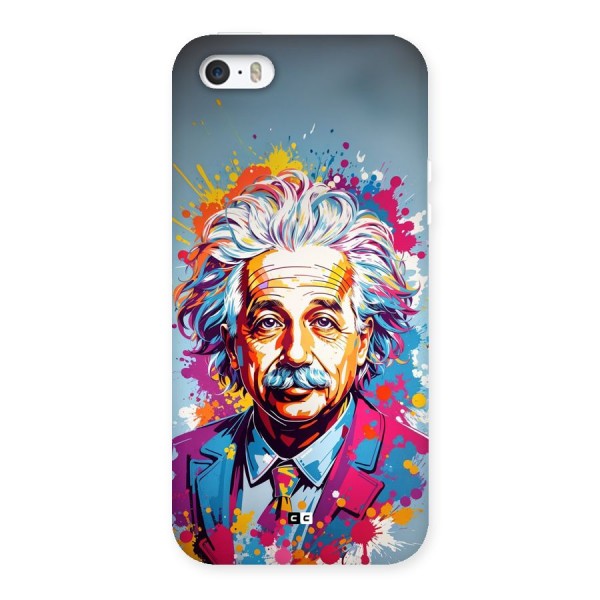 Einstein illustration Back Case for iPhone SE 2016