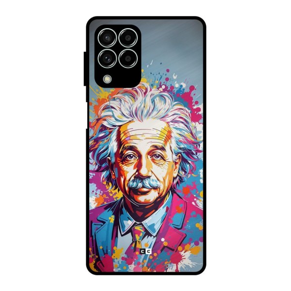 Einstein illustration Metal Back Case for Galaxy M33