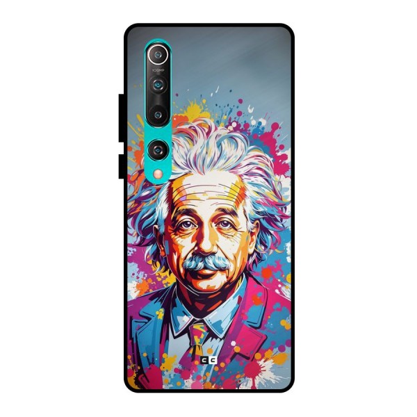 Einstein illustration Metal Back Case for Mi 10