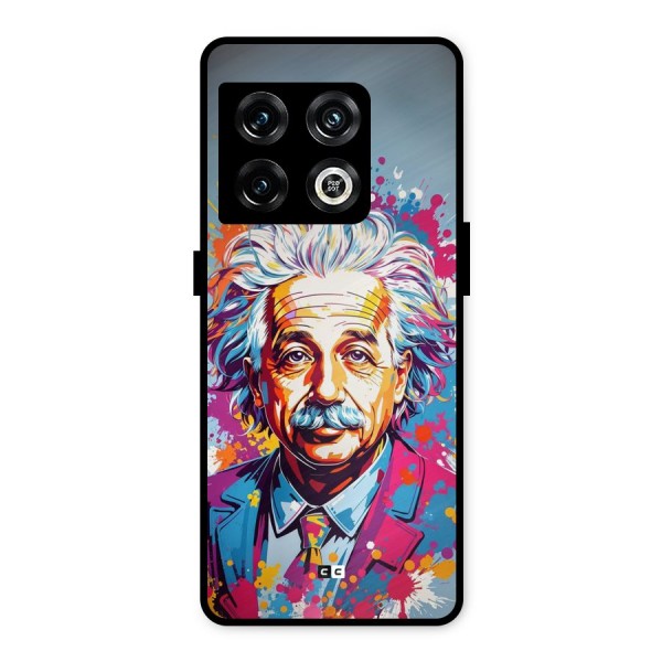 Einstein illustration Metal Back Case for OnePlus 10 Pro 5G