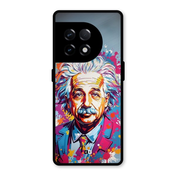 Einstein illustration Metal Back Case for OnePlus 11R