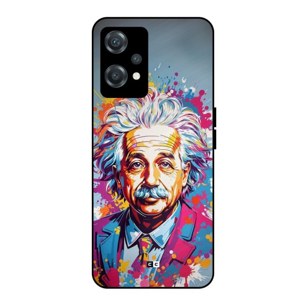 Einstein illustration Metal Back Case for OnePlus Nord CE 2 Lite 5G