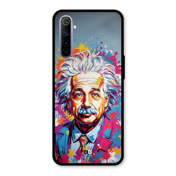 Einstein illustration Metal Back Case for Realme 6i