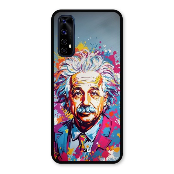 Einstein illustration Metal Back Case for Realme 7