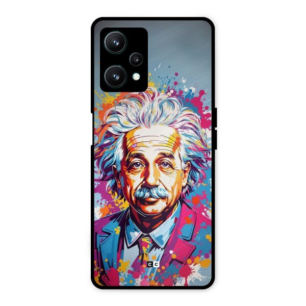 Einstein illustration Metal Back Case for Realme 9 Pro 5G