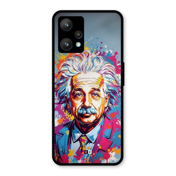 Einstein illustration Metal Back Case for Realme 9 Pro Plus 5G
