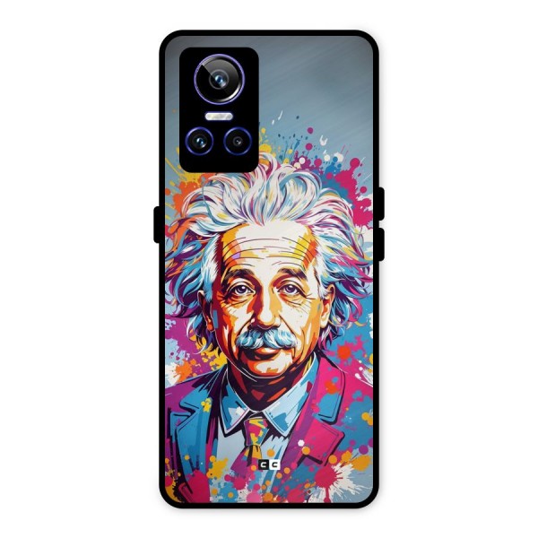 Einstein illustration Metal Back Case for Realme GT Neo 3