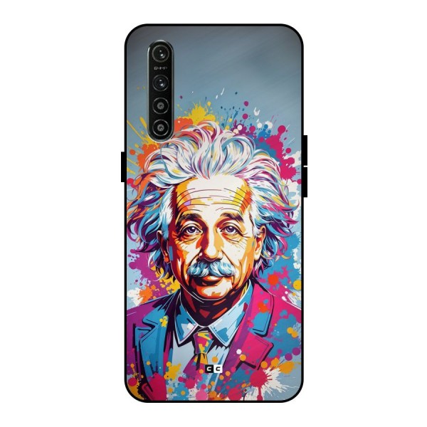 Einstein illustration Metal Back Case for Realme XT