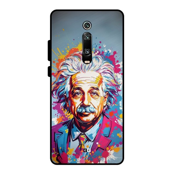 Einstein illustration Metal Back Case for Redmi K20 Pro