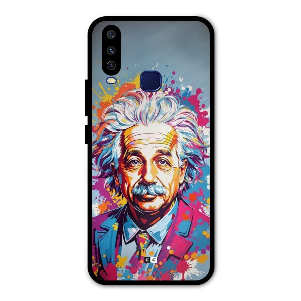 Einstein illustration Metal Back Case for Vivo Y15