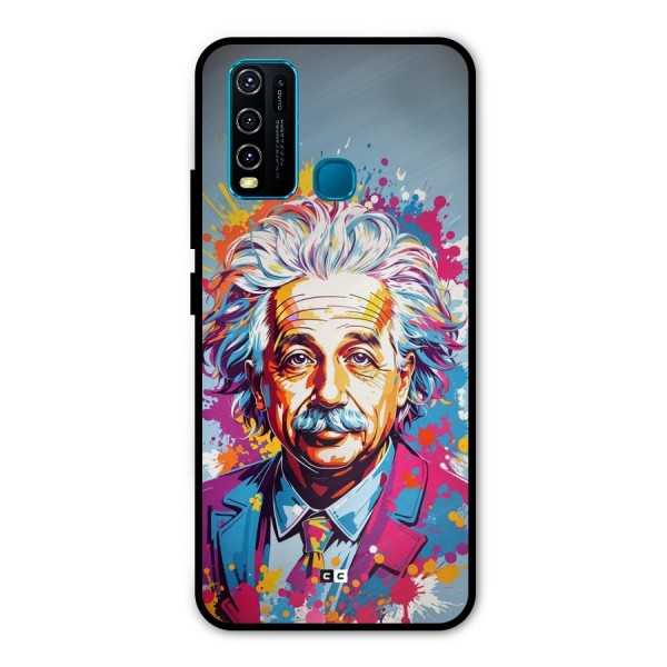 Einstein illustration Metal Back Case for Vivo Y30