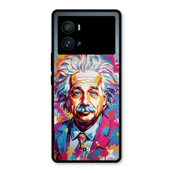 Einstein illustration Metal Back Case for iQOO 9 Pro