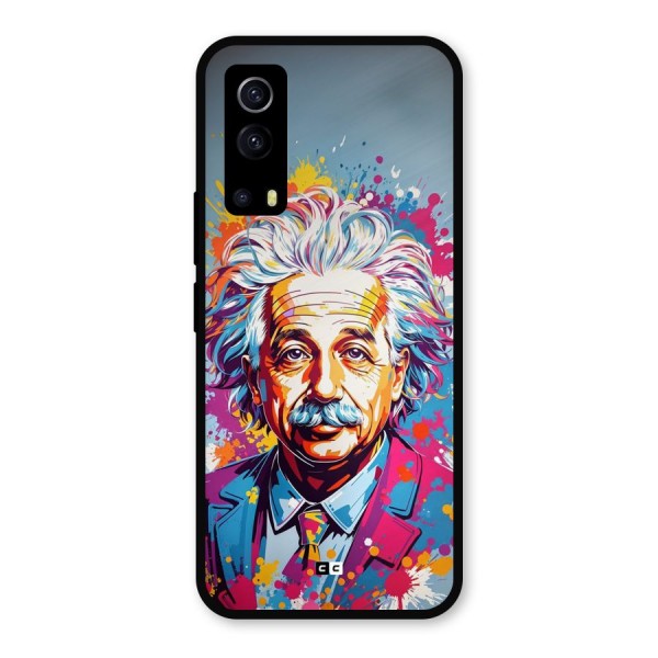 Einstein illustration Metal Back Case for iQOO Z3
