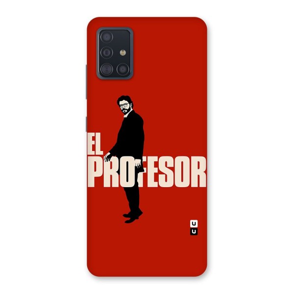 El Profesor Minimalist Back Case for Galaxy A51