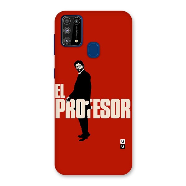 El Profesor Minimalist Back Case for Galaxy F41