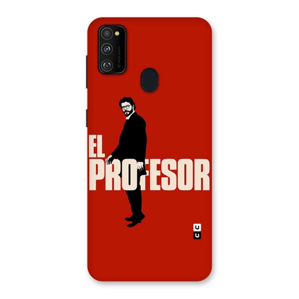 El Profesor Minimalist Back Case for Galaxy M30s