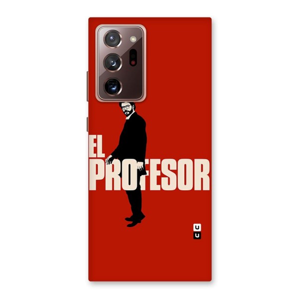 El Profesor Minimalist Back Case for Galaxy Note 20 Ultra