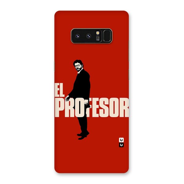 El Profesor Minimalist Back Case for Galaxy Note 8